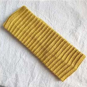 베이직 데일리 헤어밴드 터번 반다나 색상 옐로우
