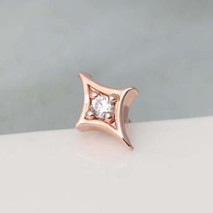 14K 골드필드 핀 트윙클 큐빅 별 미니 피어싱