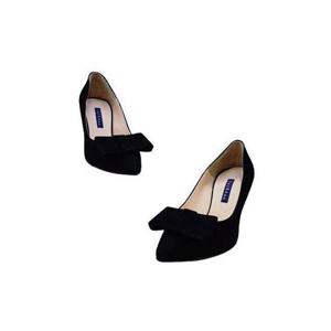 [세라]MARIO(2color) 마리오 리본장식 스웨이드 미들 펌프스 (7cm) A21P509