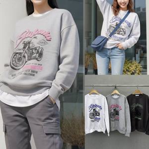 나야홍 / 위쉬몰 SE 기모캘리바이크맨투맨(V872H512) 빅사이즈