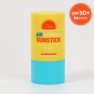 알로하와이 UV쉴드 에어 선스틱 23g SPF50+ PA++++ /끈적임없는 스틱선크림 선블록 자외선차단제