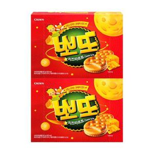 [크라운제과]크라운 뽀또 치즈타르트 322g 2개