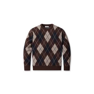 남성) 아가일 라운드 스웨터 (EPF4ER1510)