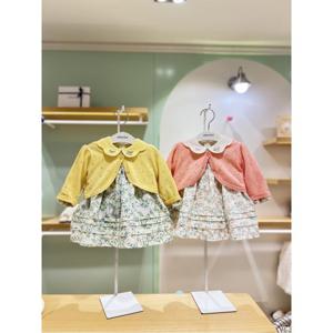 압소바HM (쌍둥이선물)릴 가디건 원피스세트(26년봄신상) (Q2A1125101)