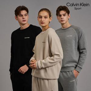 [출고가 99,000원] 캘빈클라인 스포츠 에센셜 기모 맨투맨 남녀공용 3컬러 택1