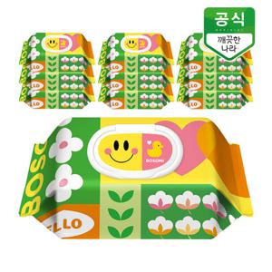 보솜이 액션플레이 아기물티슈 캡형 70매 x 10팩