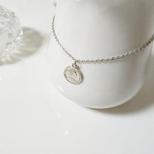 인생템 데일리 실버 코인 메달 펜던트 목걸이 주얼리z