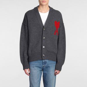 [아미] 빅하트 로고 가디건 BFUKC006 018 084