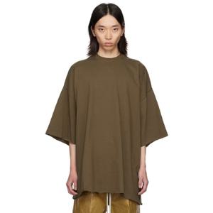 25 FW 릭오웬스 남성 카키 포터빌 토미 티셔츠 242232M213152