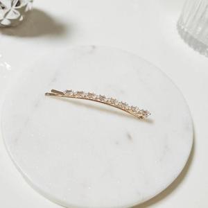 데일리 심플 큐빅 포인트 여자 실핀 머리핀 1