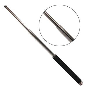 확장형 삼단봉 640mm SS-01블랙 고탄소강 강철 호신