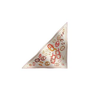 에르메스 부클레리 모던 엔 카사크 자이언트 트라이앵글 그레주 오랑쥬 모르도레 H364113S09