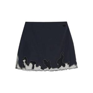 25 FW 디젤 O 레인 R1 튤 인서트 미니 스커트 A196090NKCV TP439282284