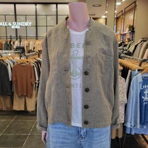 올앤선드리 M백화점 플루린넨자켓 A5M3J106(K/BROWN)