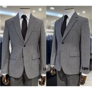 [레노마캐주얼]25년 F/W 신상 하운드투스 체크 가을/겨울 수입원단 모직자켓 RRDIBJ91A EK365