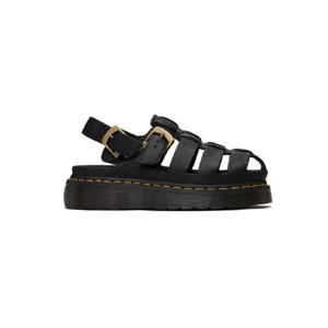 닥터마틴 샌들 블랙 렌리 그리즐리 가죽 피셔맨 샌들 252399M234005