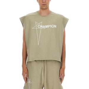 릭오웬스 x 챔피온 민소매 티셔츠 CM01E1666 CHFE08 Beige