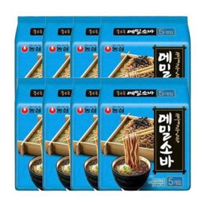 농심 메밀소바 127G 5입 X8팩(총 40개)