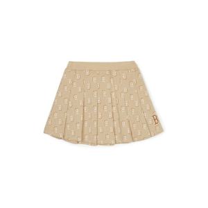 M MLB키즈반바지 NQK 7FSKM0144-43BGP 클래식 모노그램 저지 자카드 플리츠 스커트 보스턴 레드삭스