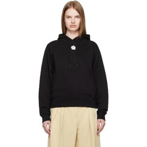 겐조 후드 블랙 겐조 파리 보크 플라워 2 0 후디 252387F097003