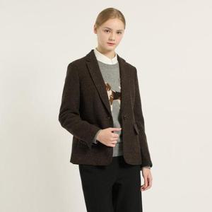 [비씨비지]테일러드 원버튼 헤링본 자켓 B5D9J103