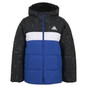 아디다스 키즈 주니어 컬러블록 패디드 패딩 점퍼 IL6097