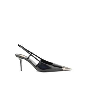 생로랑 포인티드 토 슬링백 펌프스 75mm 853184AAFAN