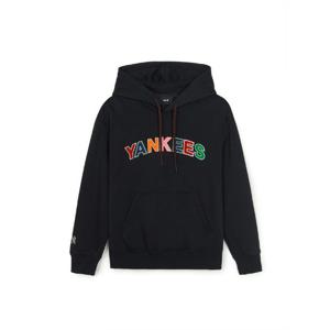 M MLB후드티 GQC 3AHDV0746-50BKS 바시티 컬러 부클 그래픽 기모 후드티 뉴욕양키스
