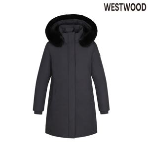 [웨스트우드]여성 겨울 방한 논퀼팅 헤비 다운자켓 WO4WCDH104