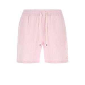 폴로 랄프로렌 남성 연핑크 Stretch 면 자수 사각 수영복 710957784 004