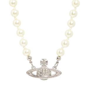 [특가/30개한정] 비비안웨스트우드 미니 바스 릴리프 펄 초커 목