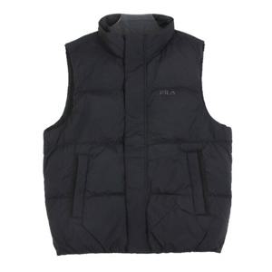 [휠라]휠라조끼 TQJ FS2DVG4102X-BLK 공용 베이직 스텐넥 다운