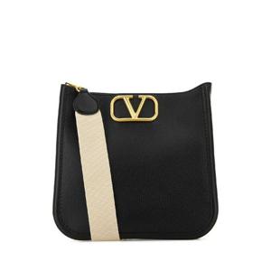 VALENTINO GARAVANI 블랙 가죽 올타임 숄더백 6W2B0R00IMZ C08