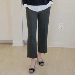 엄마옷 마담4060 심플기모와이드팬츠 데일리 여성바지 -ZPN2512031-