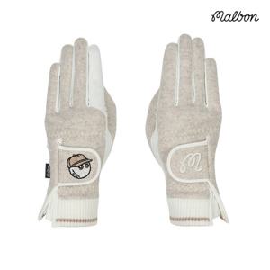 [말본골프][말본골프] 여성 버킷 양손 겨울 장갑 M4442PGL42