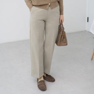 엄마옷 마담4060 헤링본기모일자바지-ZPN2512056-