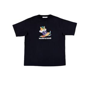 (명품) 메종키츠네 폭스 이지 코튼 반팔티 KM0010