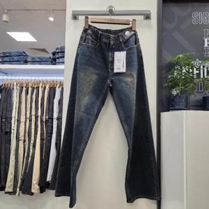 리트머스 HC12 기모오픈밴딩  세미와이드 데님 팬츠 LP9DU965-064