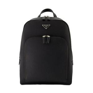 25 FW 프라다 트라이앵글 로고 지퍼 백팩 블랙 2VZ102VDOO9Z2