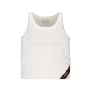 26 SS 프라다 로고 디테일 코튼 베스트 화이트 SGC3521U71