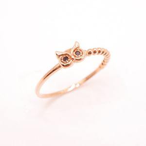 오팔하우스 14k 부엉이 반지 OPLAR1011