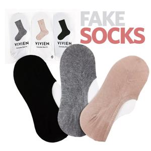 [비비안(스타킹)]여성 페이크 삭스 양말덧신  SI5008