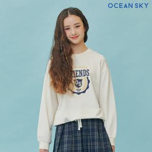 [오션스카이] 여아 레터링 약기모 크롭 티셔츠-BEJG5157B0A