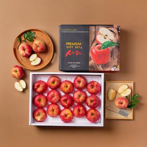 [더조은] 정성가득 빨간사과 프리미엄 선물세트 5kg / 14-15과