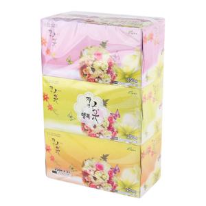 행복들이 자연휴 행복 갑티슈 250매 x 3개입(2겹)