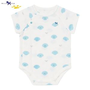 블루독베이비[hu] 25.SS BL)도기뱀부세트바디슈트 45370-040-05 바디수트 신생아옷 내의수트 여름수트 선물