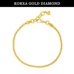 [한국금다이아몬드] 순금 24k 팔찌 여자 금 박스 체인 7.5g