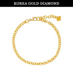 [한국금다이아몬드] 순금 24k 팔찌 여자 금 고방 체인 디자인 7.5g