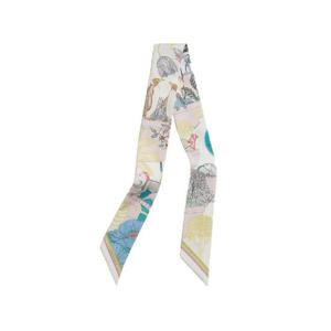 에르메스 프레셔스 파라다이스 트윌리 로즈 빨 블랑 블루 H064094S03