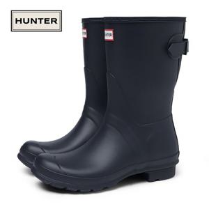 [헌터] 우먼스 오리지널 백 어드저스터블 숏 레인부츠 WFS1013RMA_NVY